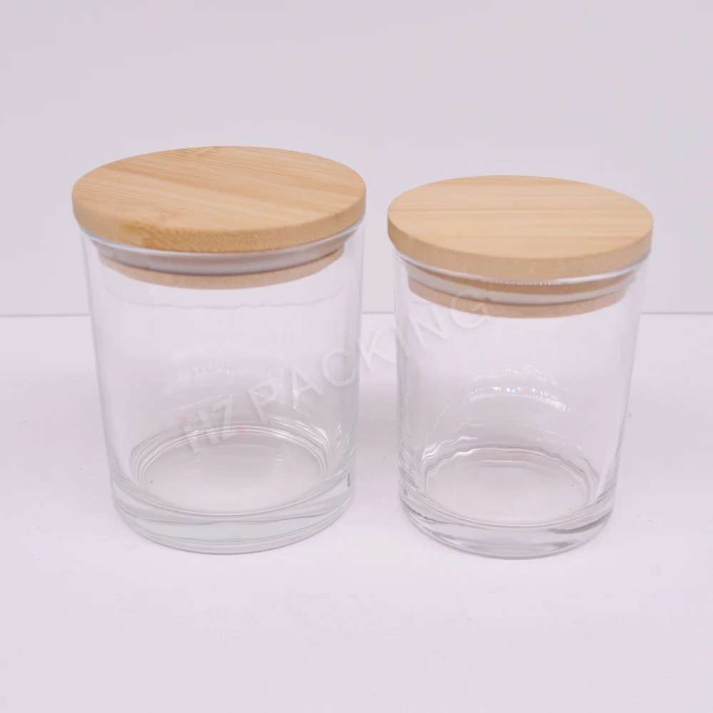 Candle Jar 6oz 15oz Custom Color Amber Matte Frosted Glass Candle Jar With Lid And Box For Candle Making Decorate