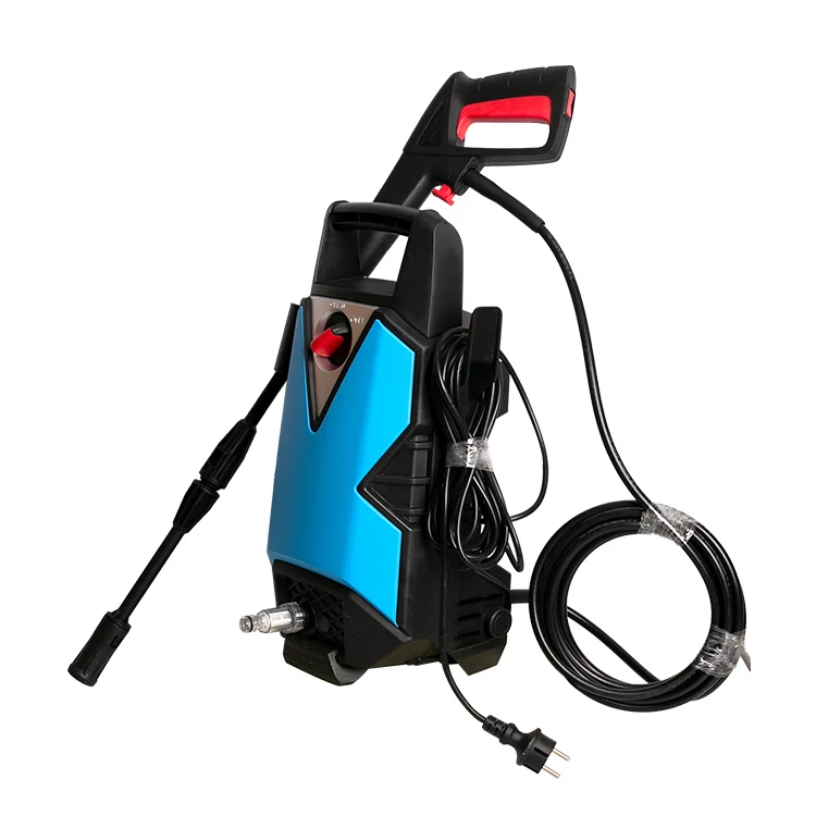 FIXTEC High Quality Car Washer 100 bar Cold Water Jet Cleaner 1400W Electric Motor Long Handle High Pressure Washer