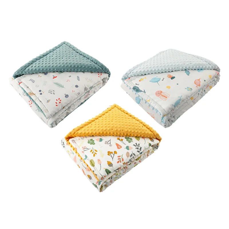 supplier Baby Breathable skin-friendly gauze wrap thin section newborn baby wrapping quilt cover crochet baby blanket