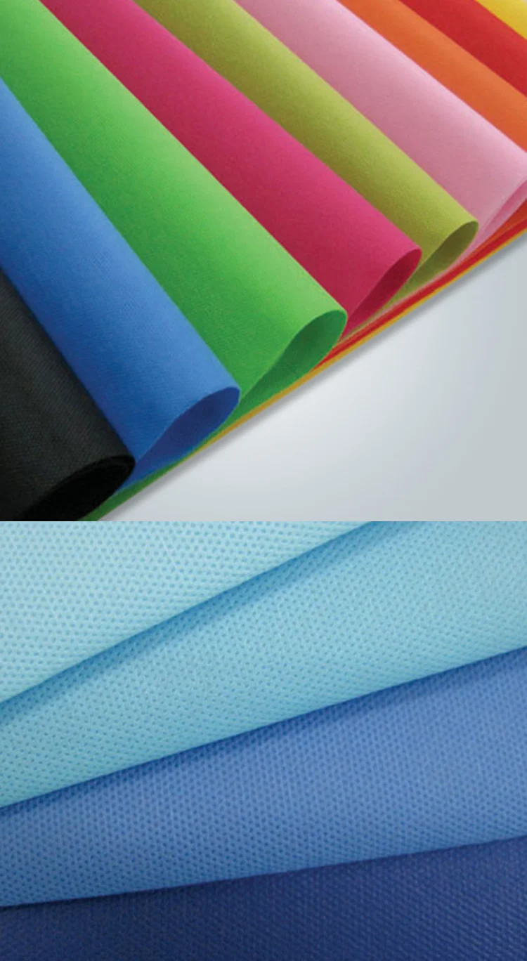 China pp Nonwoven fabric manufacturer polypropylene spunbond s ss sss sms ssmms melt blown spunlace nonwoven fabric raw material
