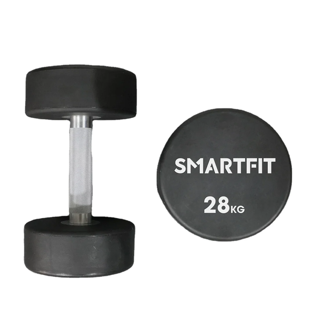Smartfit Commercial PU Dumbbell Set Gym Fitness Equipment Urethane Round Dumbbells