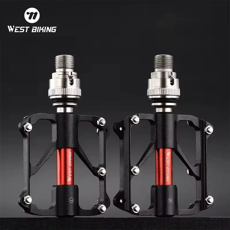 WEST Bike новые детали для велосипеда 3-подшипниковая педаль из алюминиевого сплава с ЧПУ педали дорожного