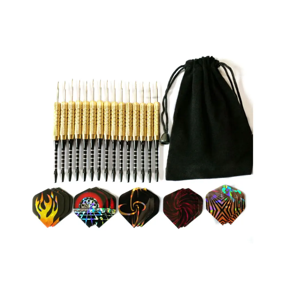 High Quality Aluminium Steel Tip Brass Dart Tungsten Flight Brass Iron Dart Set