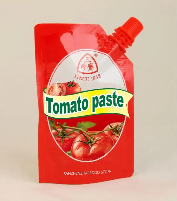 210g good quality easy open canned tomato paste , tomato ketchup and tomato sauce