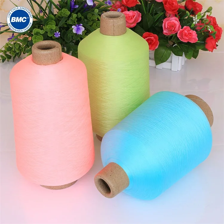 Cheap Price Wholesale PLA Filament Yarn DTY 75D/72F Poly Lactic Acid Fiber Yarn for Wall Carpets