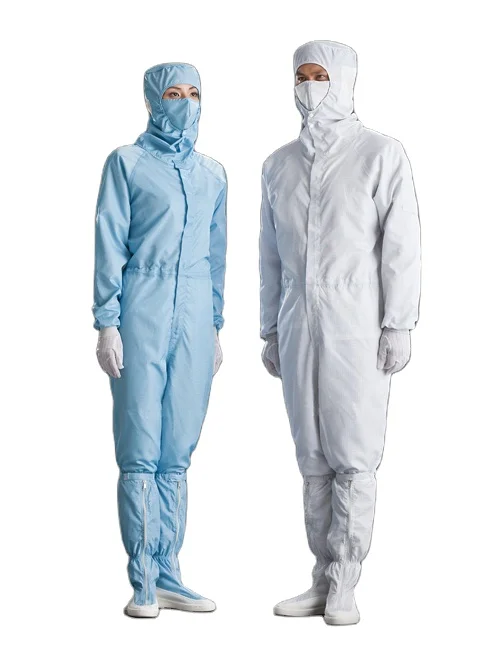 Пыленепроницаемый моющийся образец cleanroom доступен антистатический защитный комбинезон