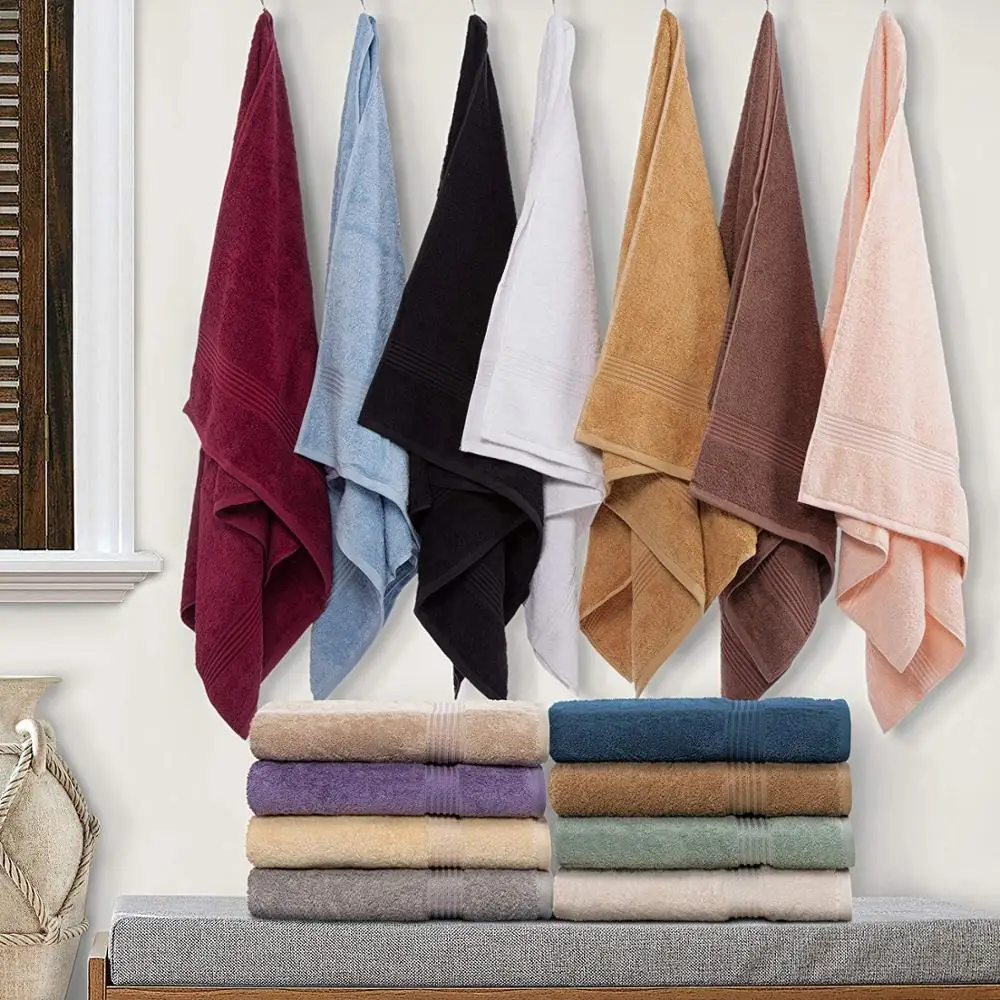 High level standards custom face hand bath 6pcs hotel towel sets