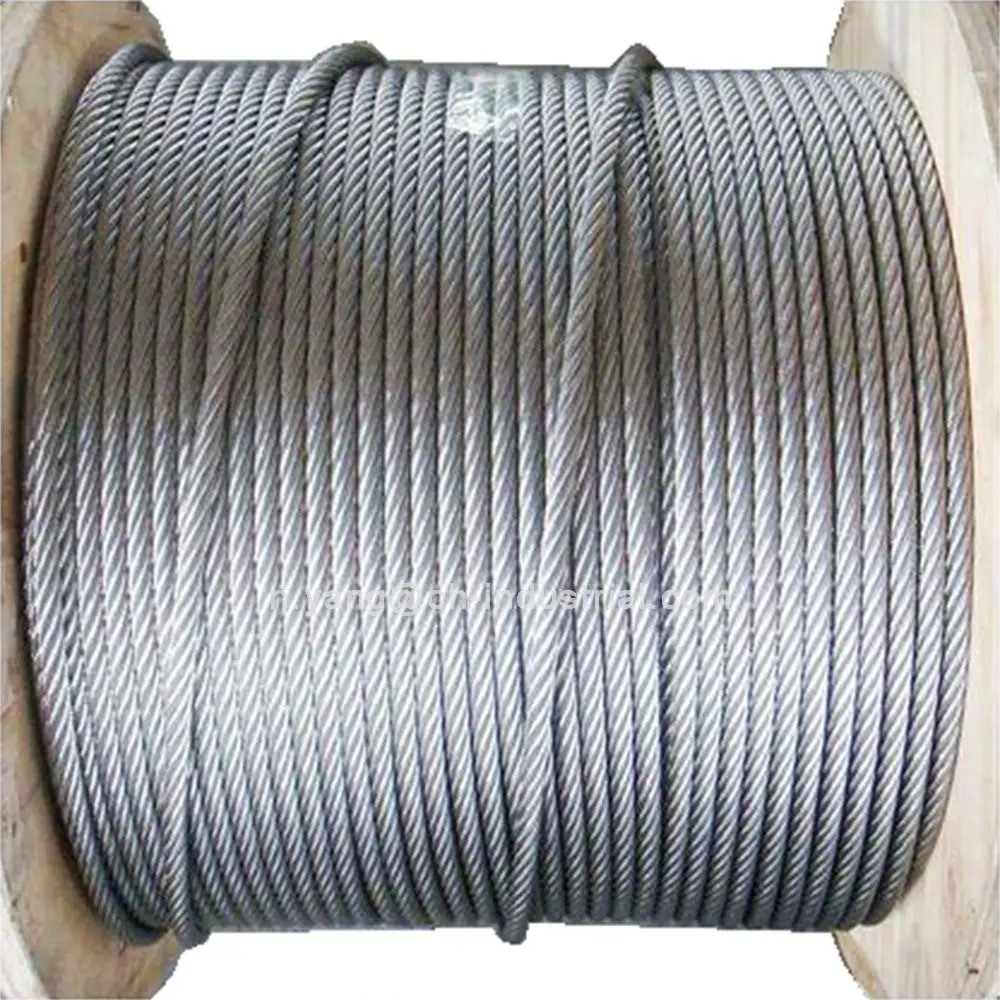 Китайский поставщик Inox кабель ss304 ss316 авиационный 7x19 стальной трос AISI304 AISI316 из нержавеющей стали