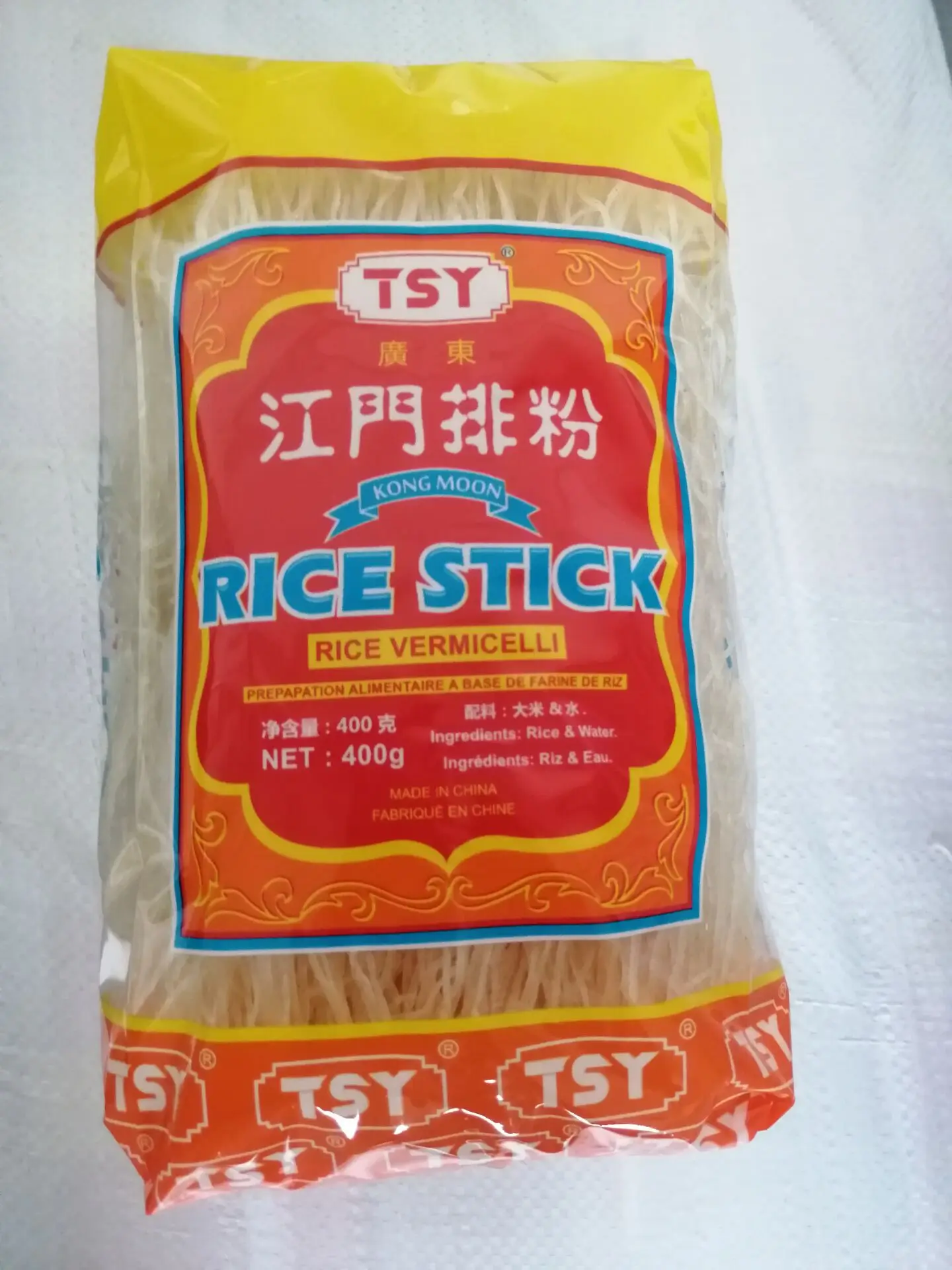 TSY Food Gluten Free noodles China Manufacturer Easy Cook Instant Rice Stick Mungbean Glass Longkou Vermicelli Rice Noodles