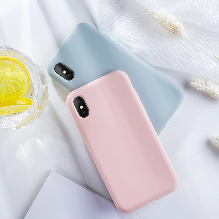 Liquid Silicone Shockproof soft tpu cases cover for iPhone 11