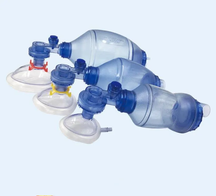 disposable medical pvc manual resuscitator ambu bag with CE&ISO