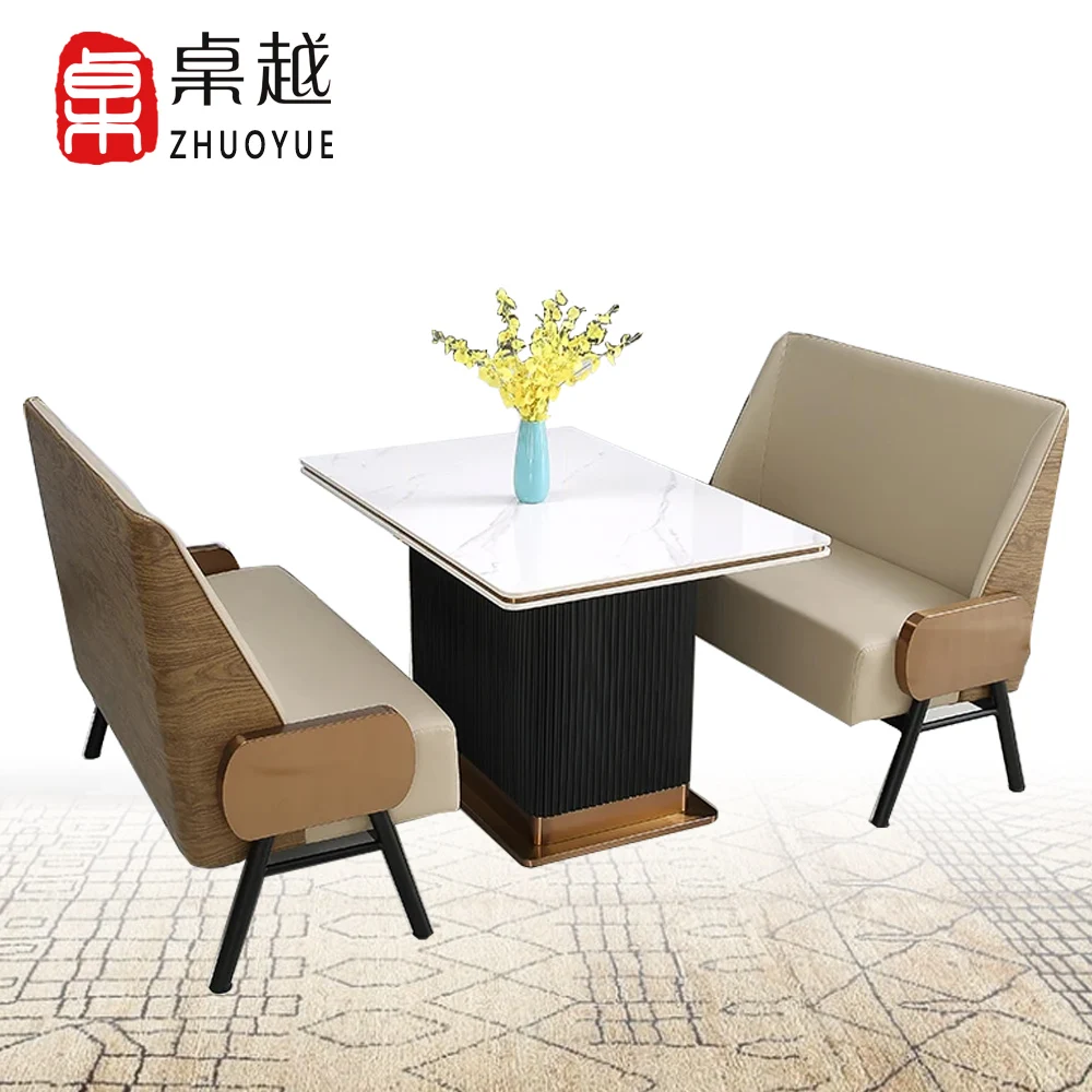 Zhuoyue HQ-515 new modern dining tables domestic marble dining table dining table set 6 seater