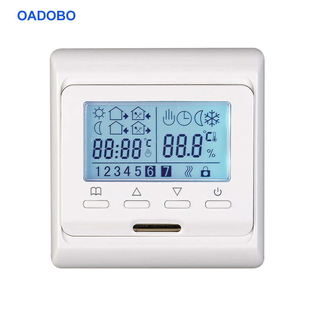 OADOBO E51 16A электронные термостаты напольный термостат с датчиком CE