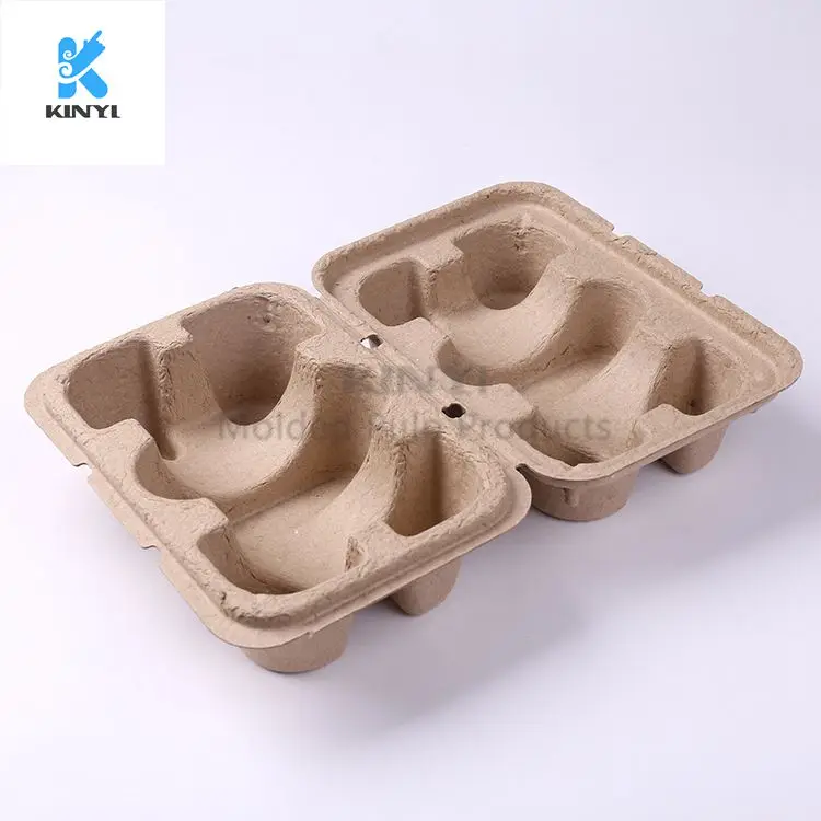 Custom eco friendly paper pulp molded packaging box