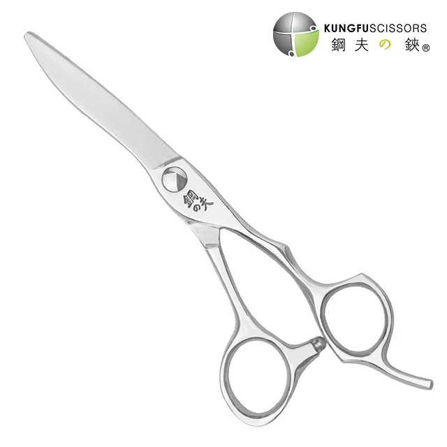 KUNGFU Hairdressing Scissors Japan Barber Set Professional Hairdressing Sliver Hairdressing