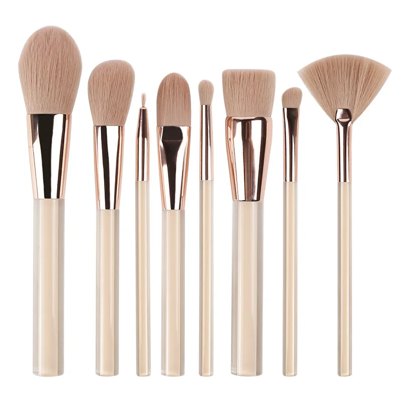 Women Makeup Brushes Free Samples Beauty Products 8 Pcs Makeup Tools Set