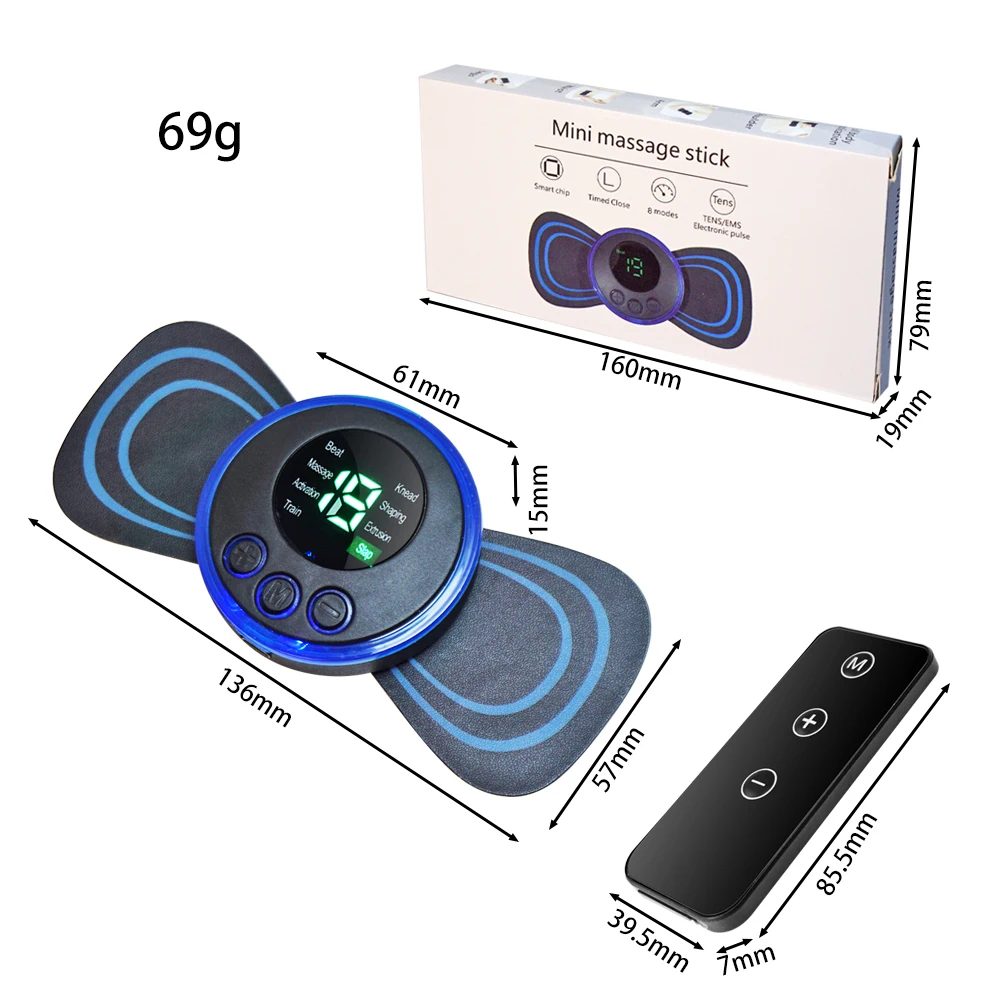 Mini Electric Neck butterfly Massager Gel Pads Silicone Hydrogel Mat Replacement TENS Neck Massager