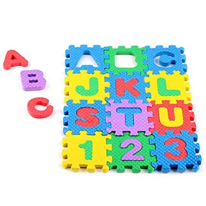 
EVA Foam Alphabet Puzzle Mat Custom EVA Educational Toys 