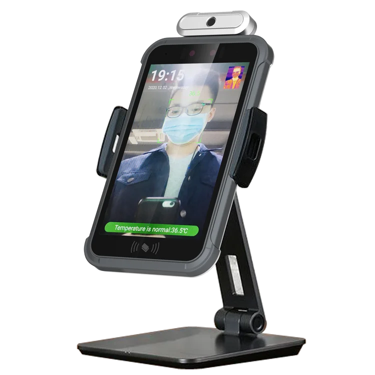 Guardian Biometric Portable Safe Door Access Control Attendance System 8 Inch Temperature Face Recognition Terminal