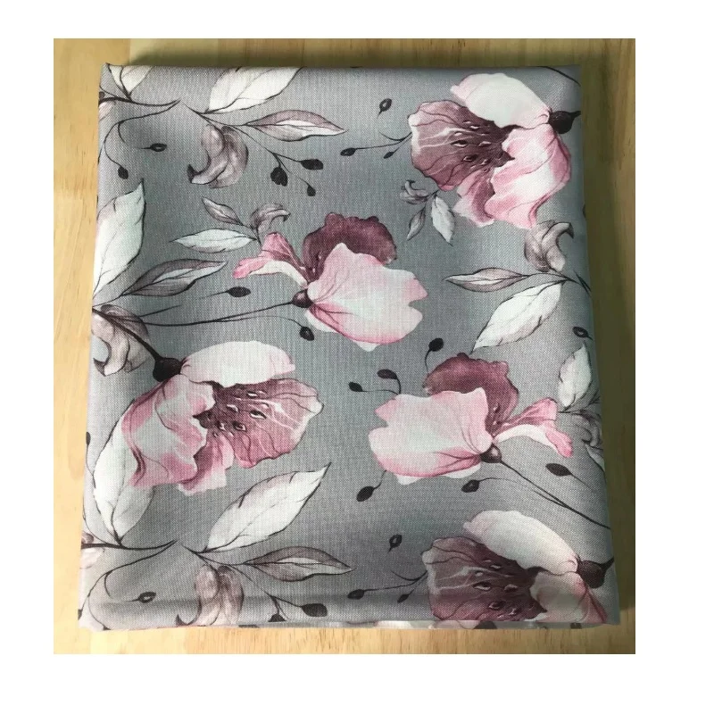 New pattern table cover tablecloth fabric polyester minimatt fabric for table cloth linen