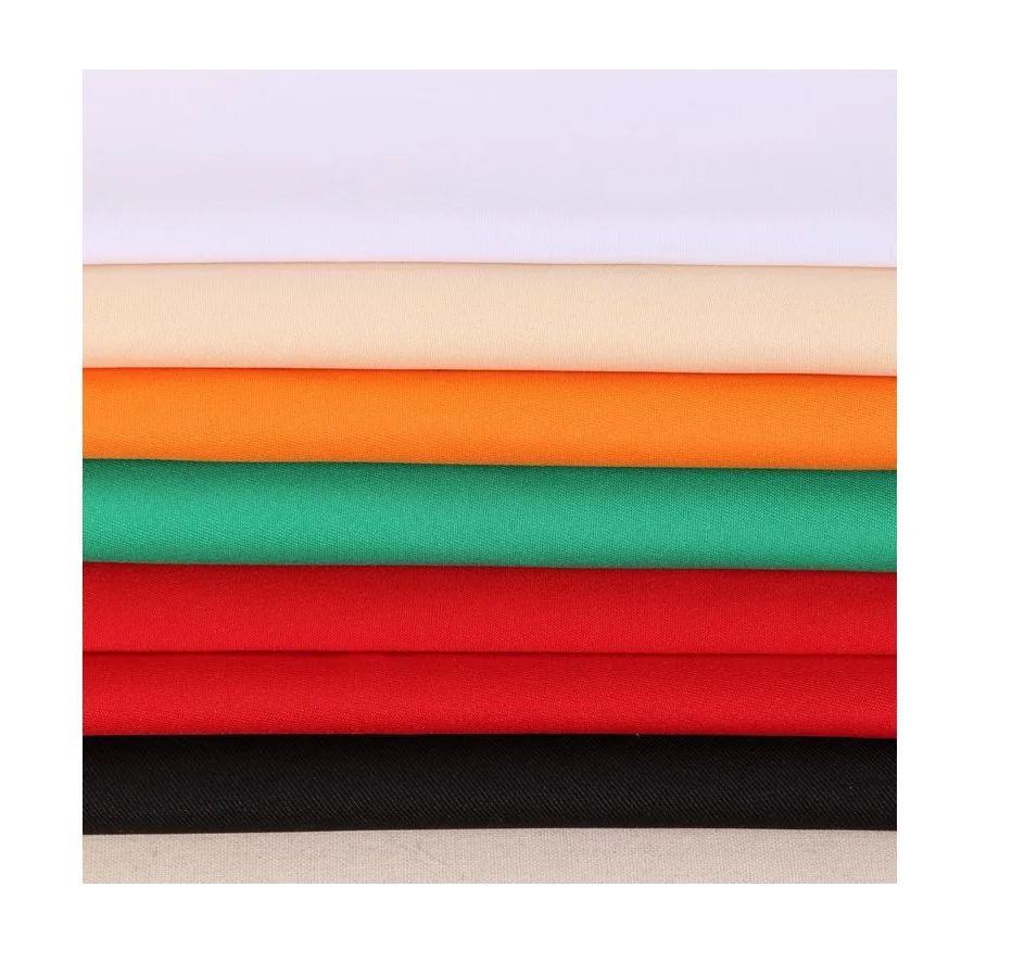 100% Polyester Gabardine Twill Uniform Cloth Polyester/Cotton Anti Static Fabric For Workwear