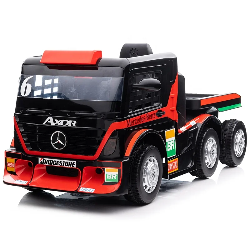 Новинка 2022 лицензированный Детский электромобиль Mercedes Benz Axor с дистанционным управлением