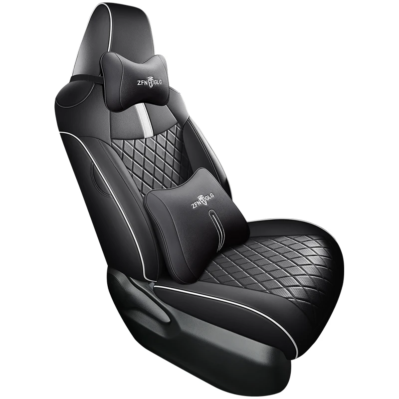 Sports Style  PU Leather Car Seat Covers Full Set Protector for Toyota Corolla 1994-2019