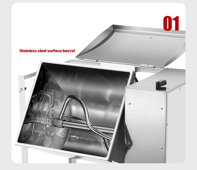 Snack Equipment Flour Mixing Machine/Commercial Food Dough Making Machine Bakery Bread Cake Spiral Dough Mixer