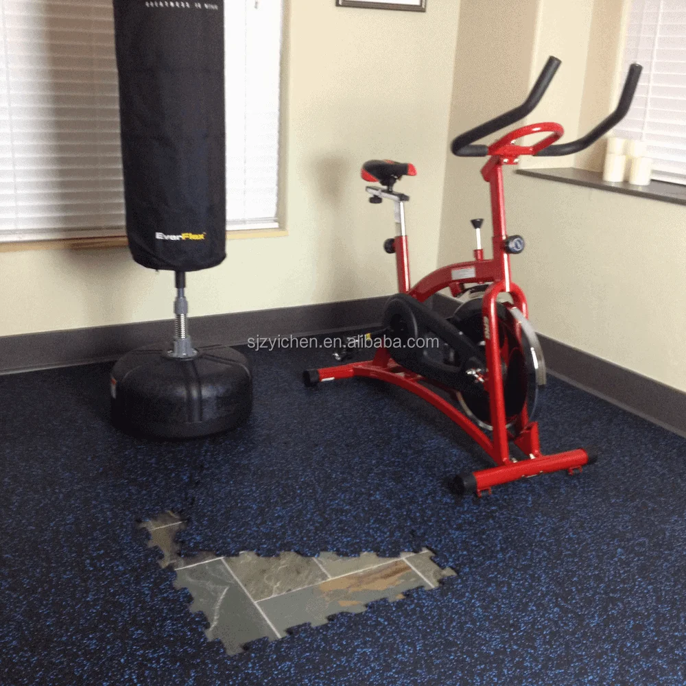 Durable longer using life non-toxic 15 mm thickness EPDM Colored gym floor rubber mat