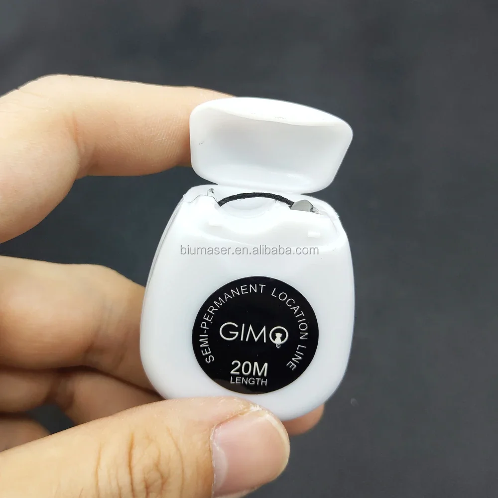 20M Pre-Inked Permanent Makeup and Microblading Mapping String Disposable Eyebrow Marker Thread