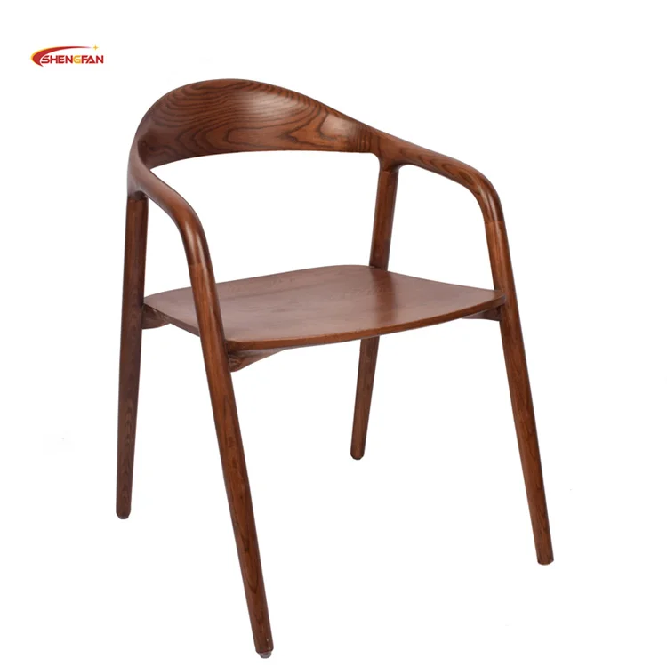 Wholesales Wood Upholstered Chairs Solid Wood Dining Chair Wooden Frame Chair For Dining Room Restaurant
