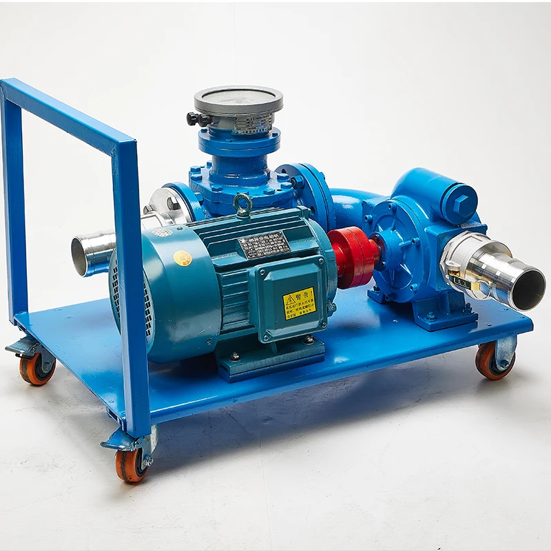 Factory direct high quality 220V 2 inch mechanical fuel pump set industrial oil pump high precision