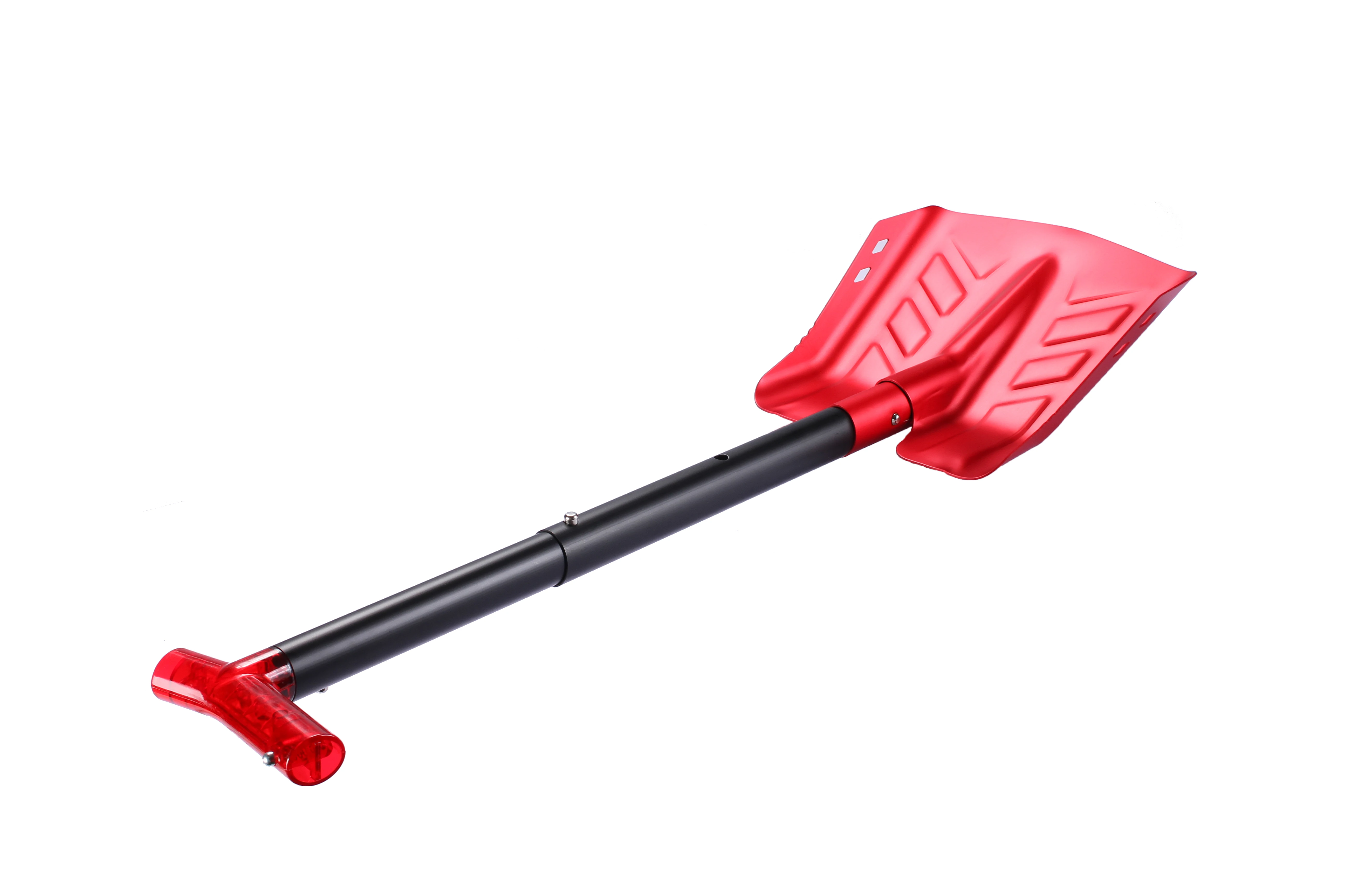 515 Portable Telescopic Aluminum Utility Car Adjustable Extended Edition Snow Shovel include Saw