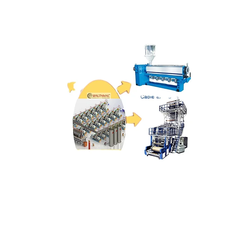 Plastic production line granules pellets  powder Central conveyor transportation material vacuum Centralized Conveying System