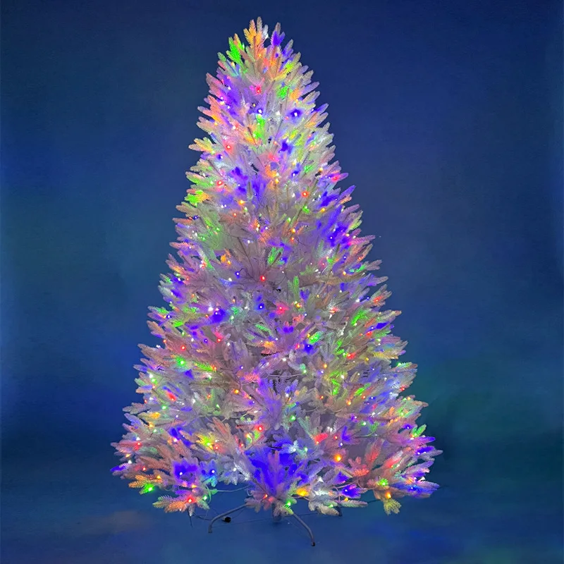 5ft 6ft 7ft Full Fat White Premium Realistic White Pe Hinged Unlit Artificial Christmas Tree