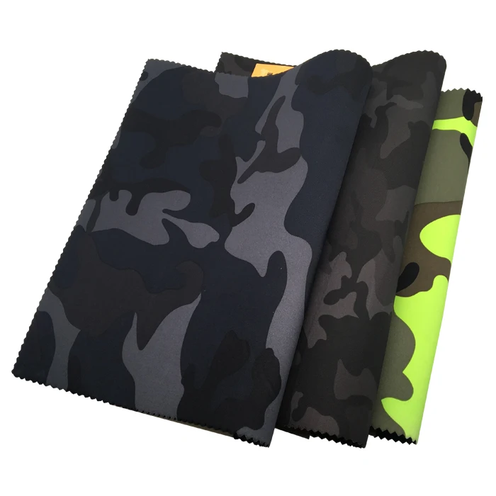 soft neoprene fabric sheets custom made printed nylon fabric lining 2mm