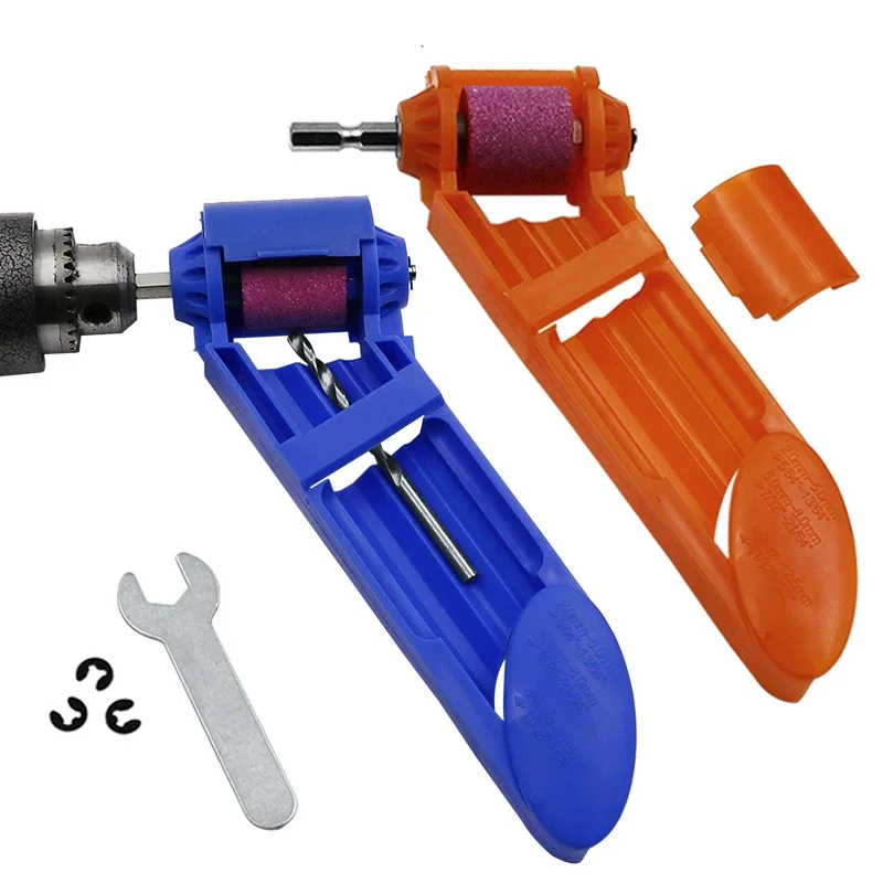 Portable Corundum Grinding Wheel Drill Bit Sharpener Power Tool 2-12.5mm Nail Drill Bits Sharpener Afilador De Brocas Portatil