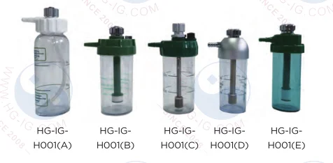 HG-IG Hospital medical flowmeter With humidifier,Wall oxygen flowmeter for  gas outlet
