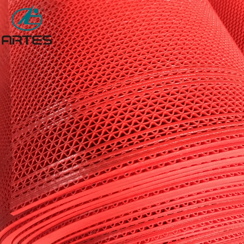 5mm Thickness Environmentally Friendly Waterproof PVC S Mat Non-Slip Swimming  Pool Floor Mats