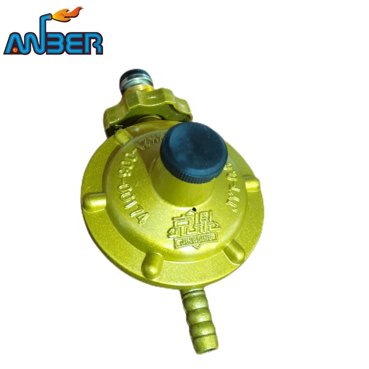 Household safety LPG propane gas regulator pressure relief valve