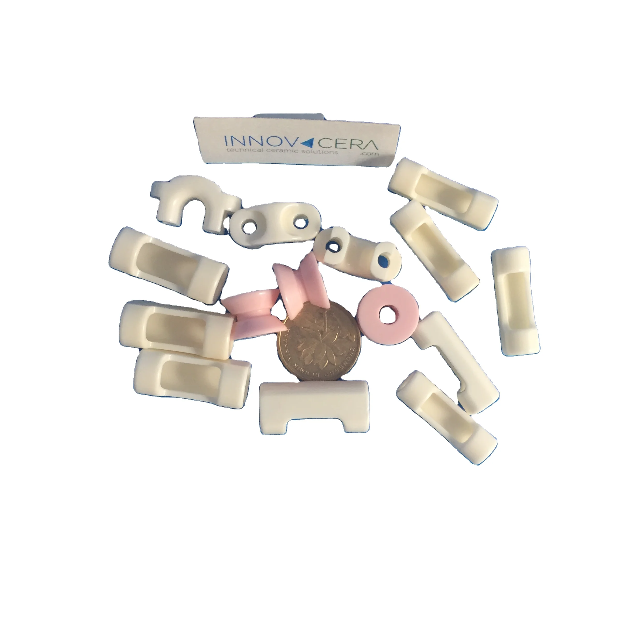 INNOVACERA 99% Alumina Pink Ceramic Textile Eyelet Guides