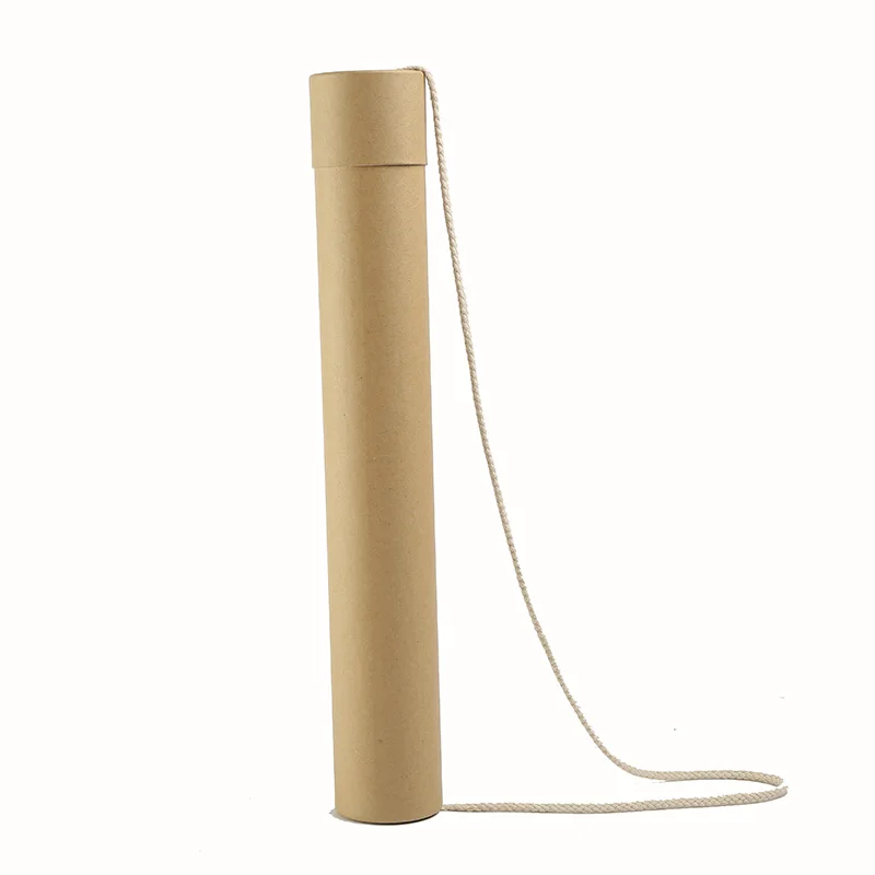 
Custom Printed Creative Round Kraft Paper Tube Packaging For Food 