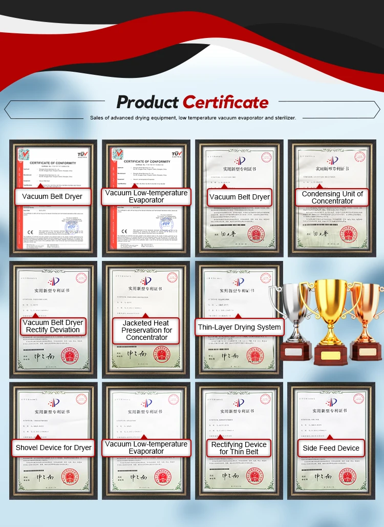 Indirect Evaporative Cooler Vacuum Condensate  Evaporator for Food Industry