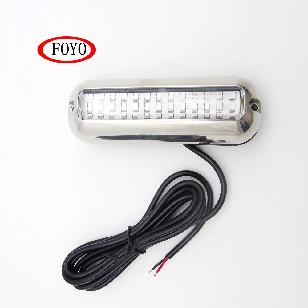 
Foyo Stainless Steel Light 27LED White Underwater Pontoon Marine Boat Transom light 