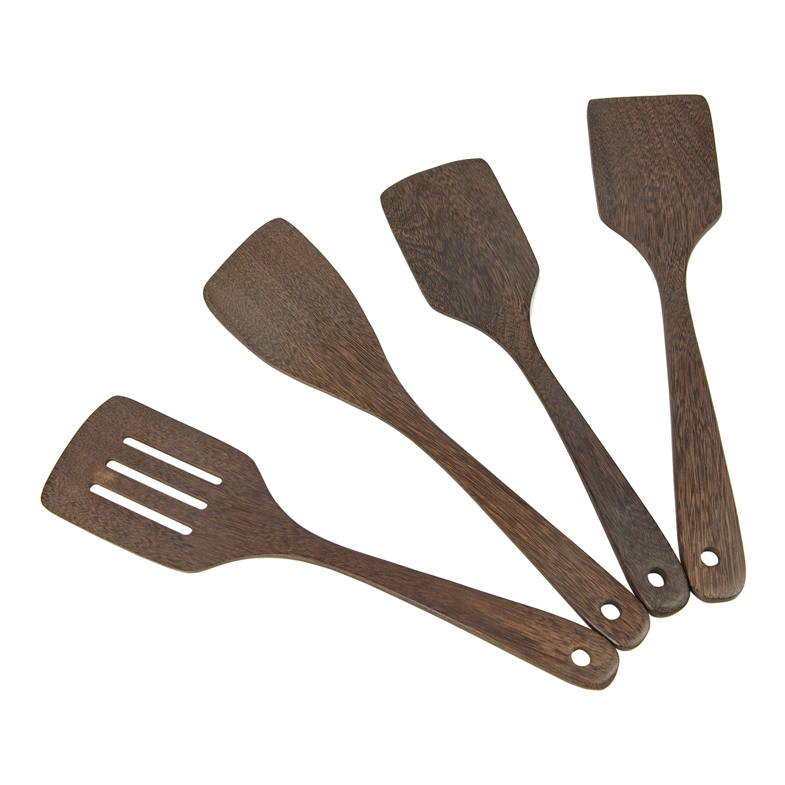 Wenge Wooden Spoon Natural Handmade Cooking Spoon Set Kitchen Utensils, Frying Spoon Ladles & Turning Spatula Nonstick