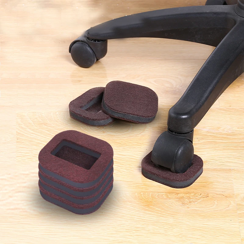 Furniture Foot Casters/Pulley Chair Anti-running Mat/ Sofas Beds Chairs Wheel Pads Moving Furniture Sliders Floor Protection