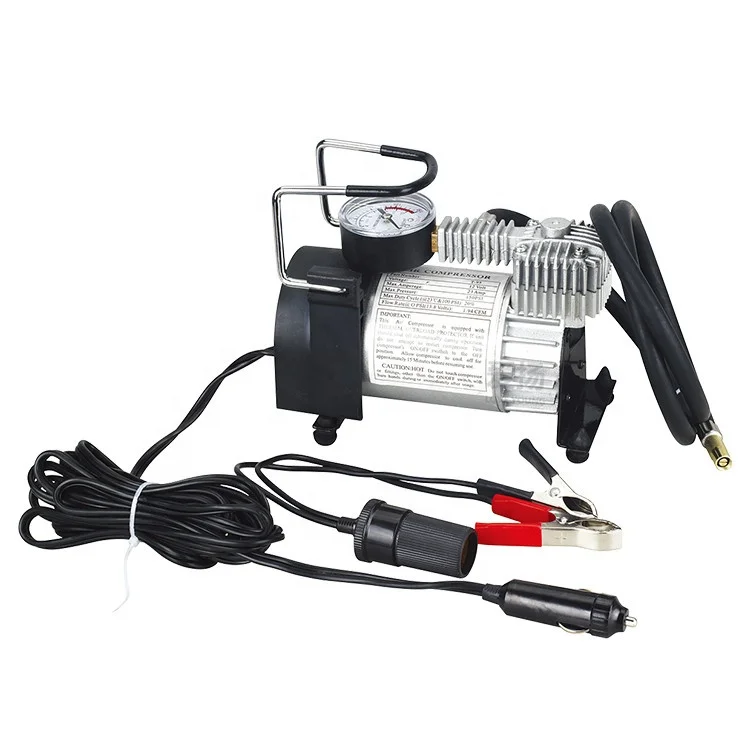 Heavy Duty Single Cylinder Tyre Inflator Portable Mini Electric Air Pump Dc 12v Car Air Compressor Tire Inflators