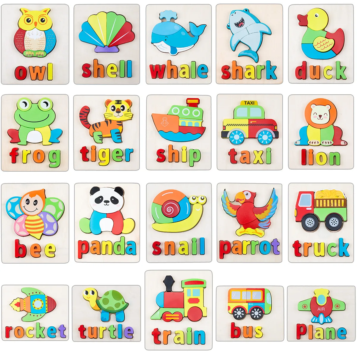 Toddler Busy Board Alphabet  Puzzle Educational Learning Kids Toys