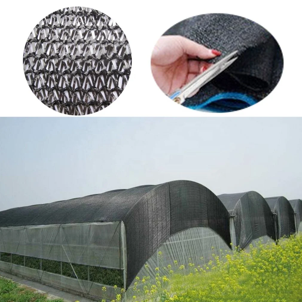 Hot 50% Sunblock Shade Cloth UV Resistant Fabric Greenhouse Plant Cover Garden Garage Sun Shade Cloth Mesh Shade