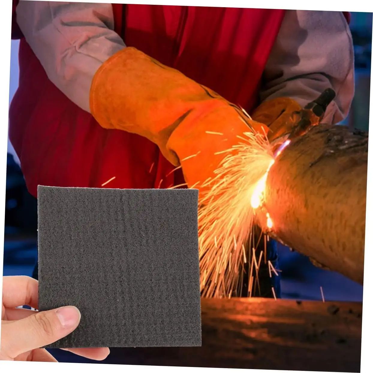 2/5/10/15mm Graphite Carbon Felt Graphite Fiber Felt Used for Electrode Battery Fireproof Blanket Carbon Felt